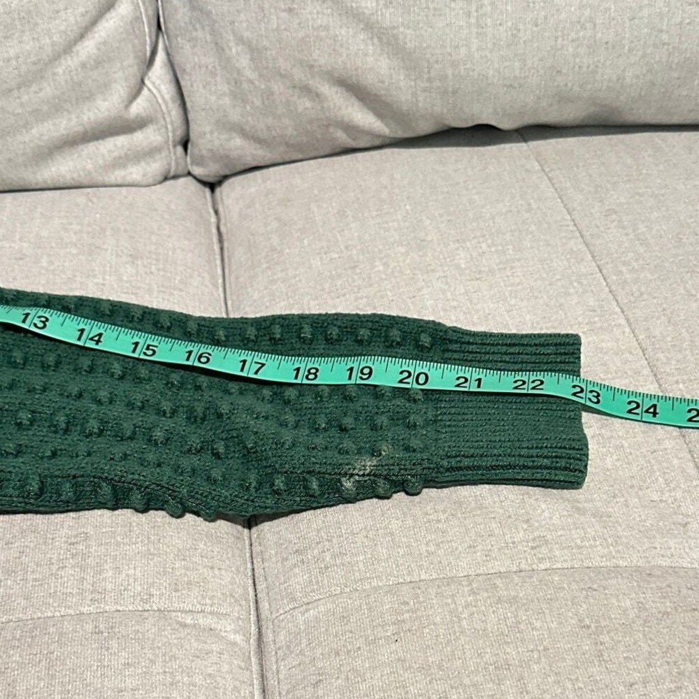 Lego Collection Target Popcorn Sweater Sz XS Green Cozy‎ Knit Warm Dark Academia - Picture 11 of 12